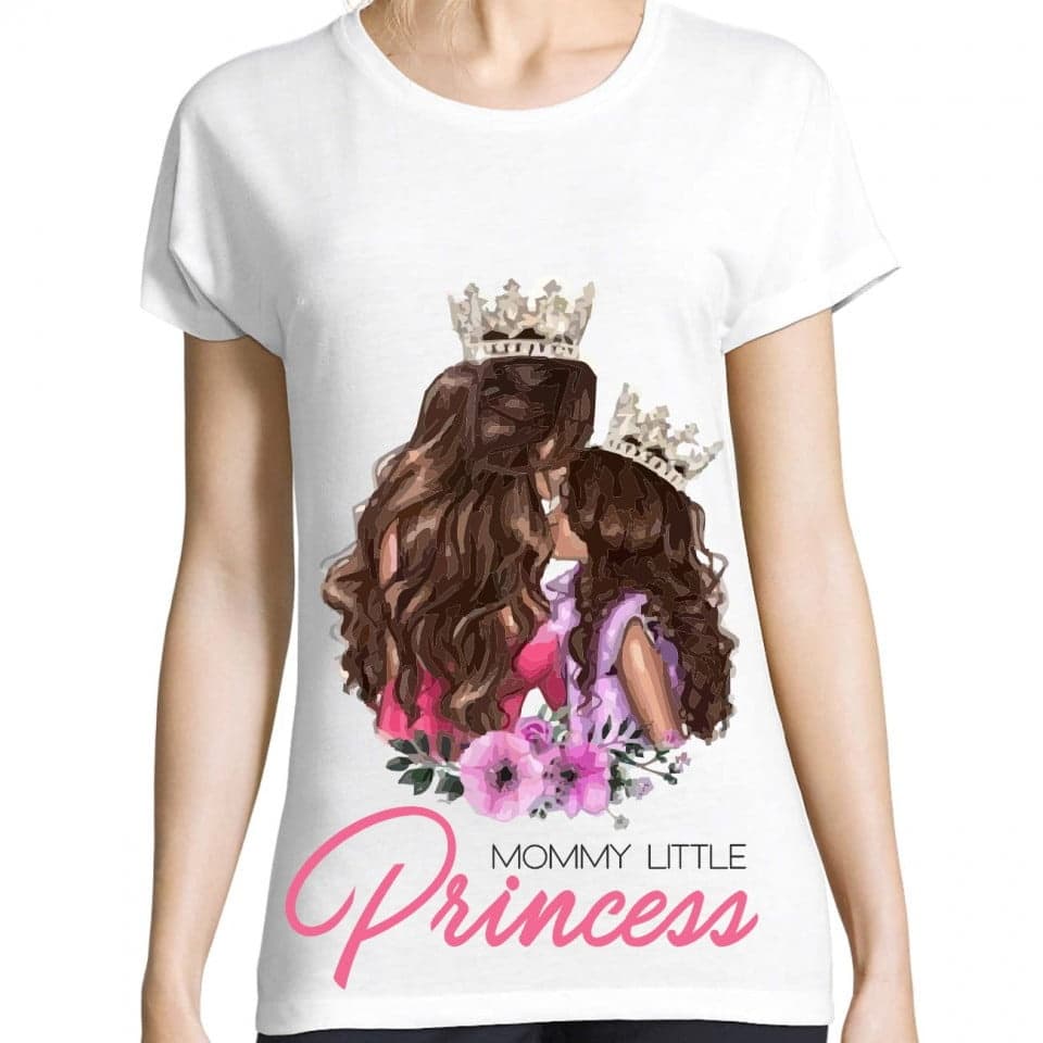 Tricou personalizat mommy little princess