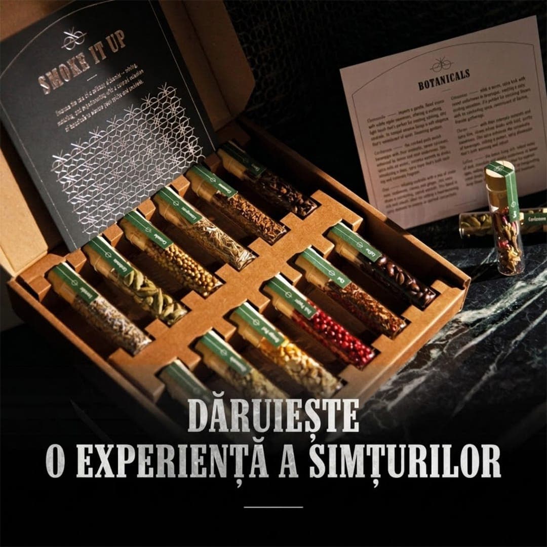 Condimente botanice pentru afumat whisky