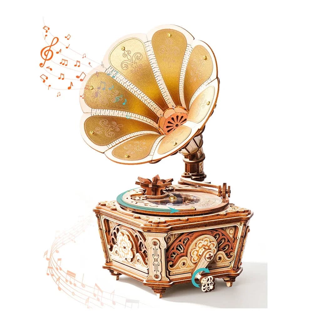 Cutie muzicală de construit ROKR diva gramophone