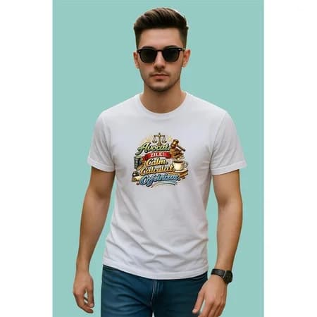 Tricou avocat calm calculat cafeinizat