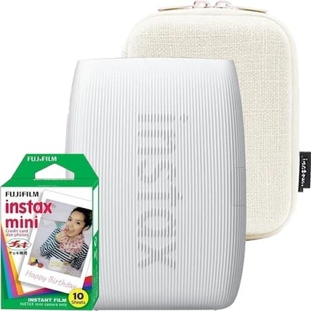 Imprimantă foto Instax Mini Link 3, cu film și husă