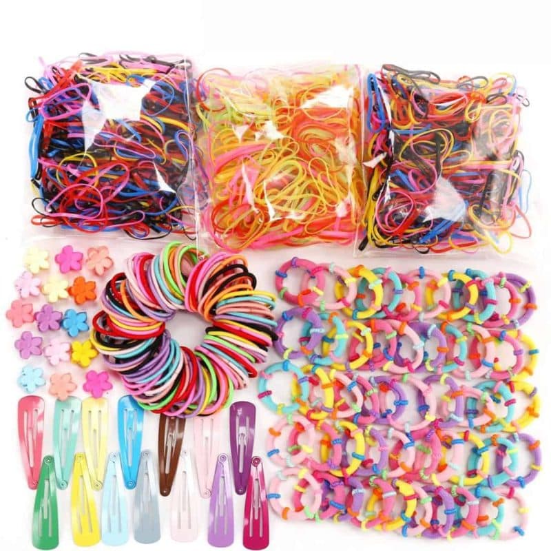 Set 780 accesorii par pili-paradise, agrafe/elastice