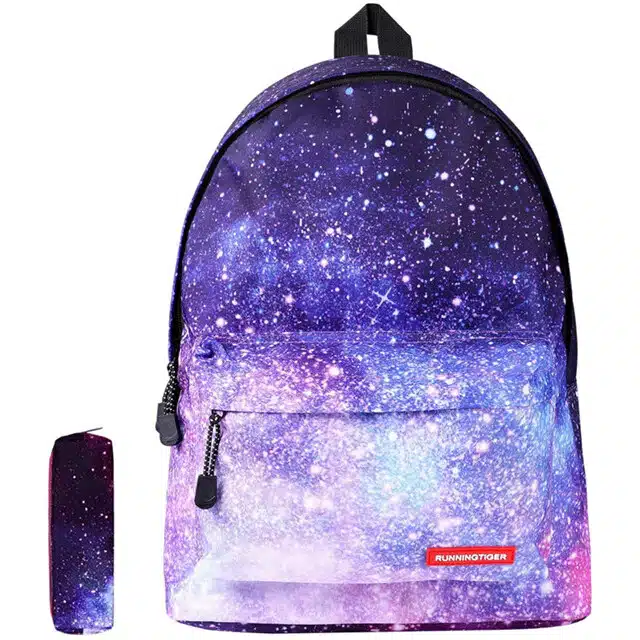 Rucsac scolar cu penar galaxy, 20L