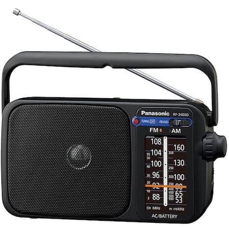 Radio portabil panasonic RF-2400DEG-K, FM/AM