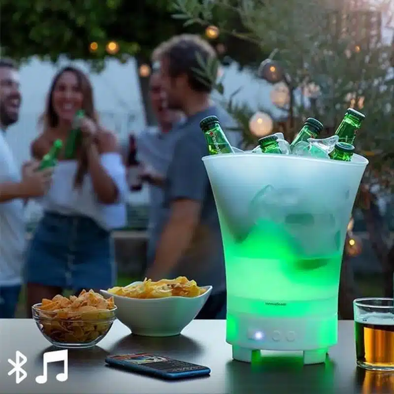 Frapiera iluminata cu difuzor integrat Ice Bucket
