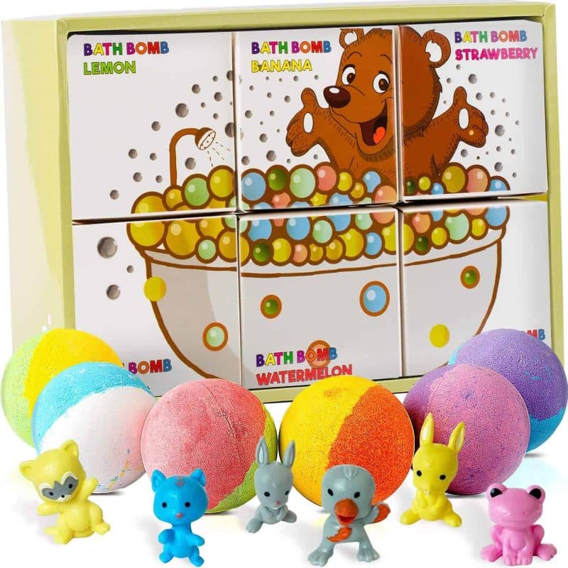 Set 6 bombe de baie efervescente cu arome