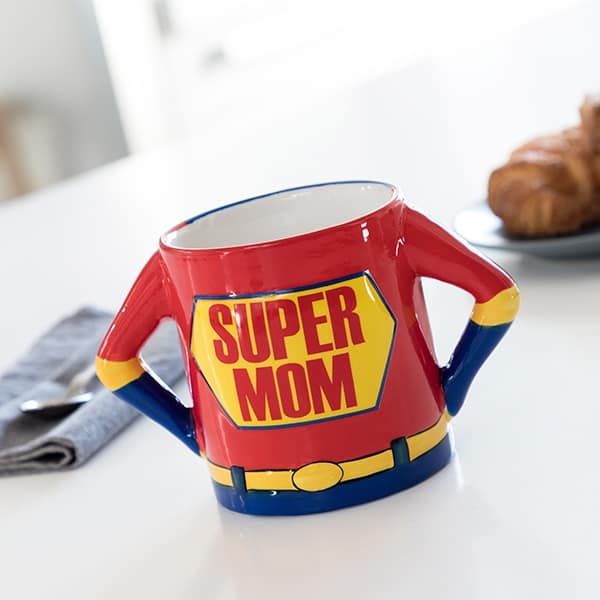Cana cadou, model „Super Mama”