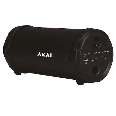 Boxa portabila akai, ABTS-11B, 10W, bluetooth, radio, neagra