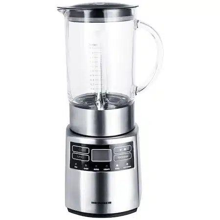 Blender Heinner Master Collection HBL-1000XMC, 1000W, 1.5L, 6 programe, functie Pulse, negru/argintiu
