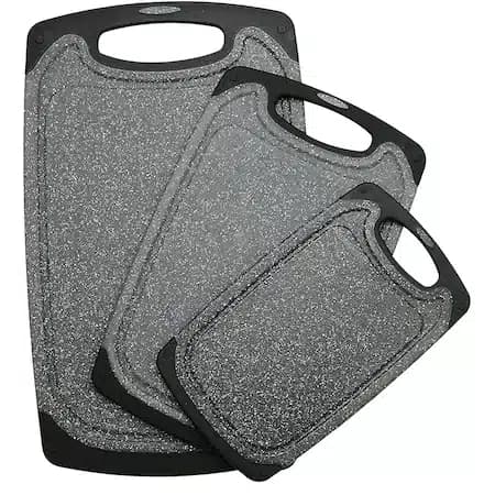 Set 3 tocatoare de bucatarie texturat tip granit cu margini de cauciuc