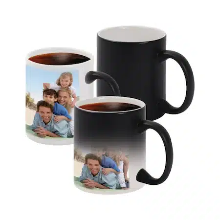 Cana personalizata termosensibila cu poza sau text, 330 ml