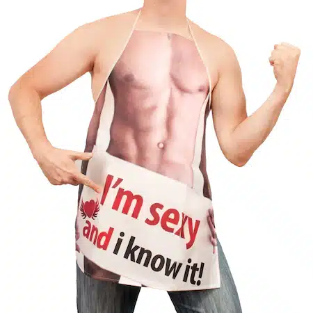 Sort pentru el cu mesaj amuzant „I’m sexy and I know it”