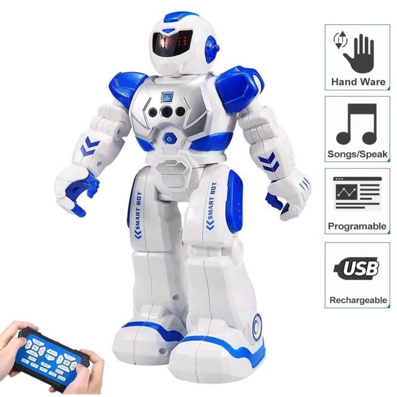 Robot inteligent AKU interactiv cu telecomanda, canta, danseaza, merge
