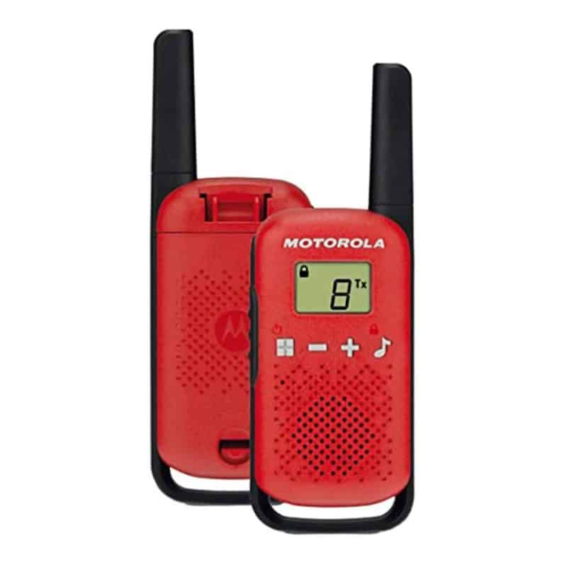 Set 2 statii radio walkie talkie Motorola, rosii