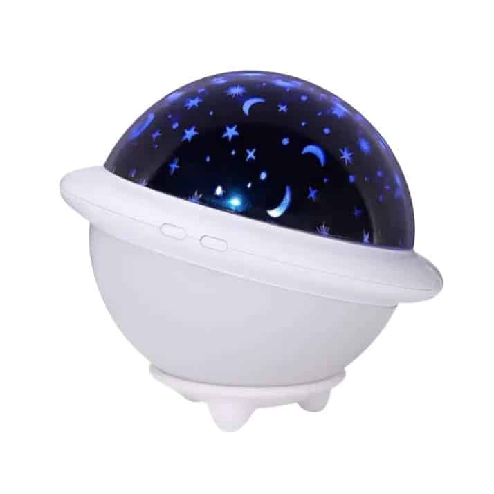 Lampa OZN cu proiector stele, 3 culori, lumina reglabila, 3 filme de proiectie
