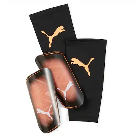 Aparatori puma ULTRA light sleeve neon citrus-diamond, unisex