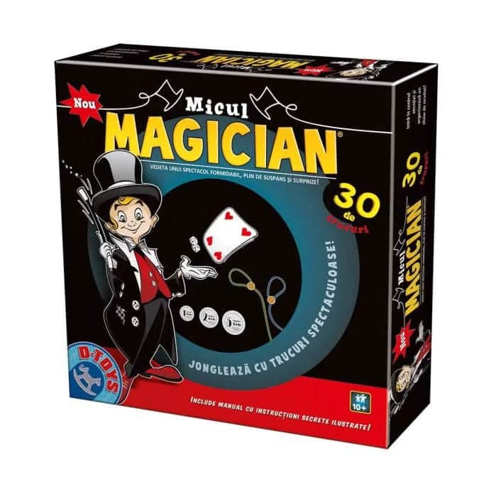 Joc micul magician d-toys, set 30 trucuri