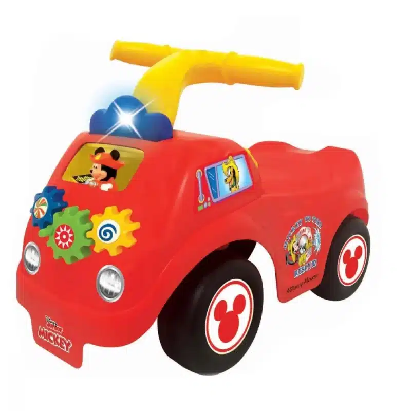 Masina de pompieri fara pedale mickey mouse, kiddieland