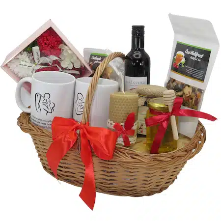 Cos cadou traditional, nasii se aleg cu sufletul, produse naturale, 10 piese