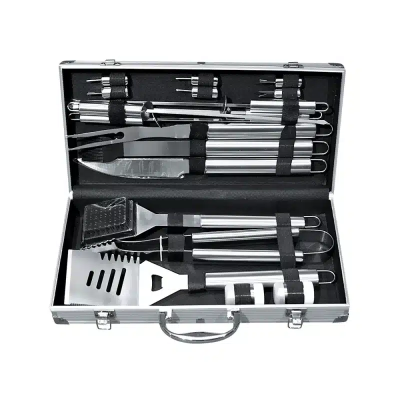 Set 18 accesorii gratar din otel inoxidabil