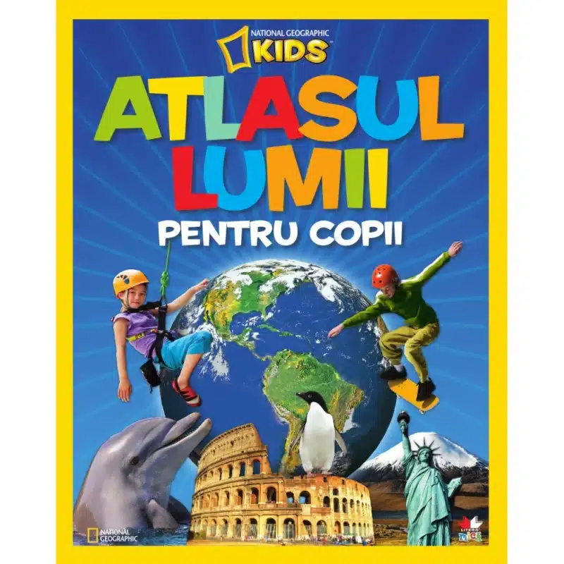 Carte „Atlasul lumii pentru copii”, National Geographic Kids