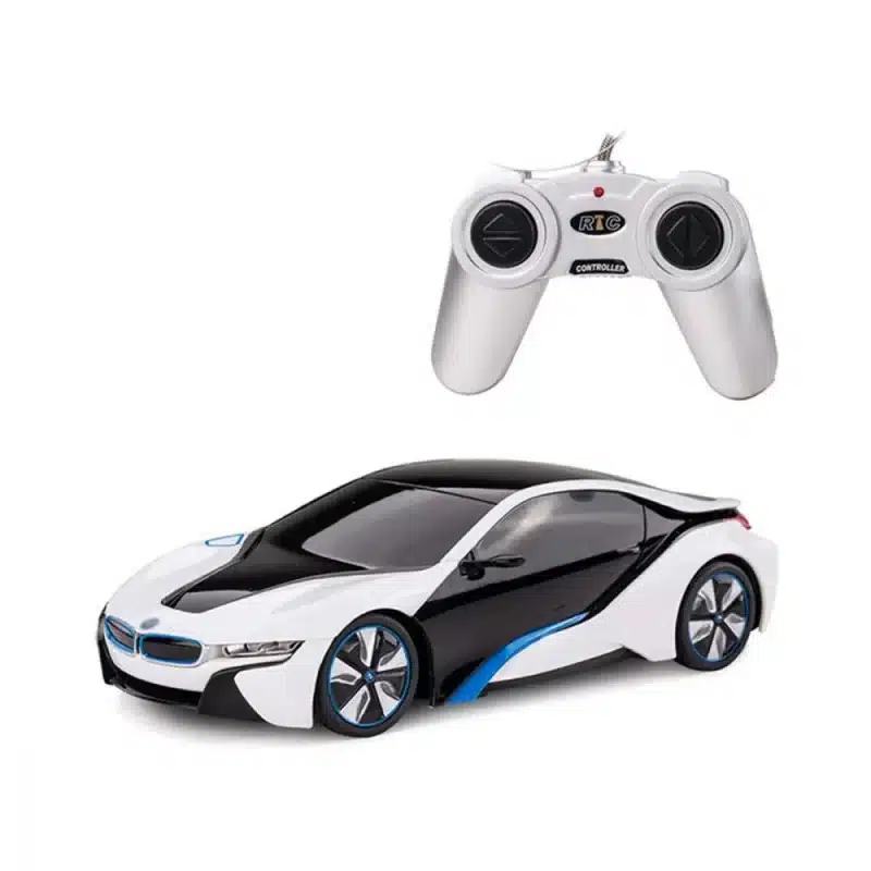 Masina cu telecomanda Rastar BMW I8, 1:24, alba