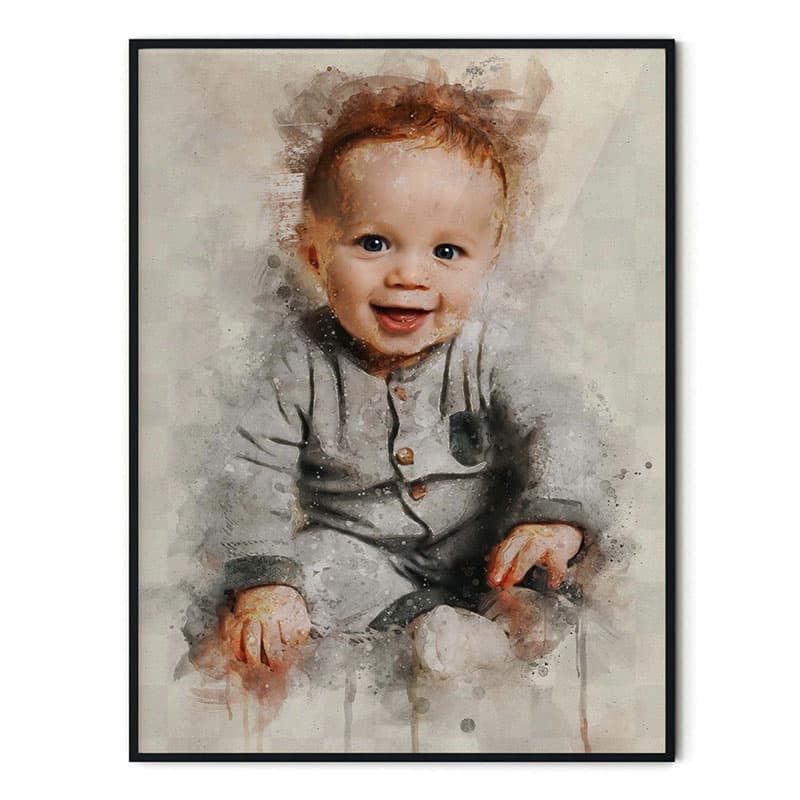 Tablou personalizat cu bebelus
