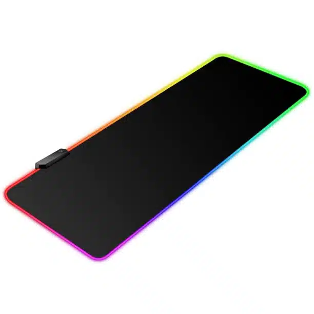 Mousepad gaming cu iluminare LED RGB, 90x40
