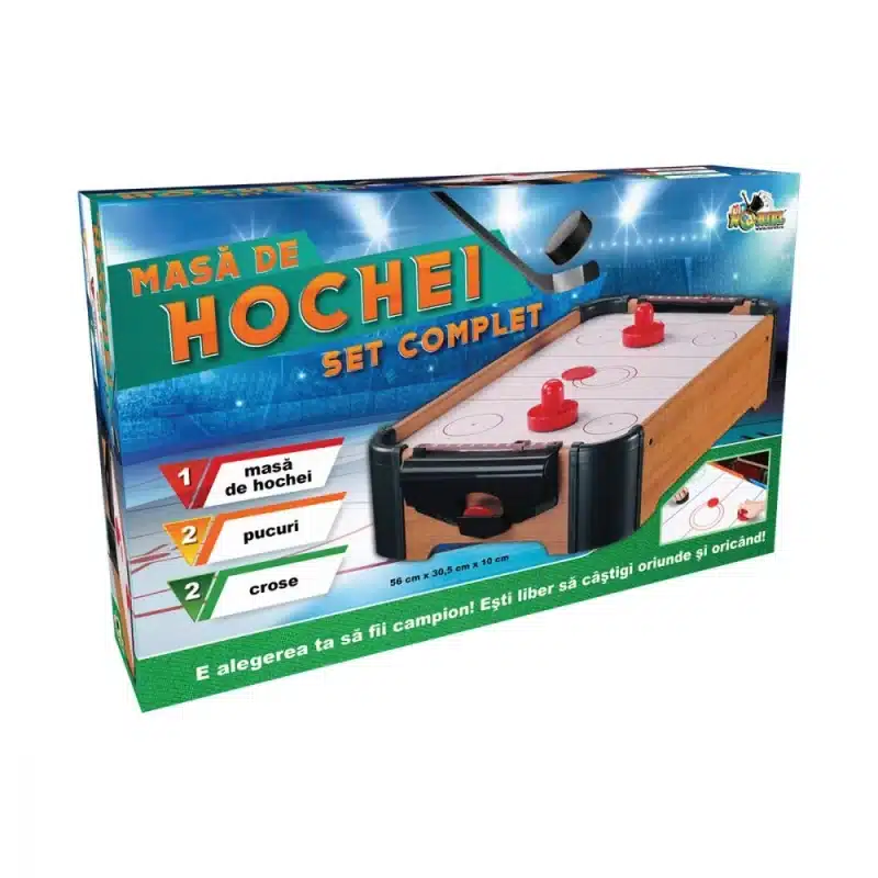 Masa air hockey din lemn