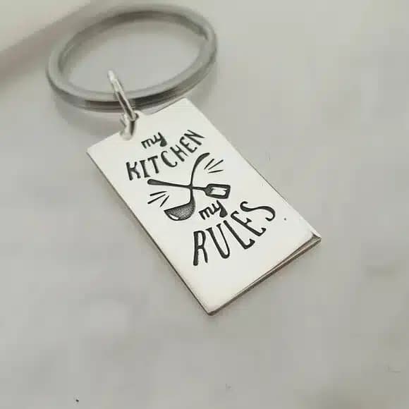Breloc pentru bucatari - „My kitchen, my rules”