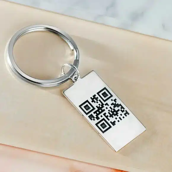 Breloc personalizat cu cod QR