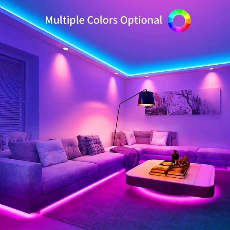 Banda LED 10 metri, control prin telefon/telecomanda