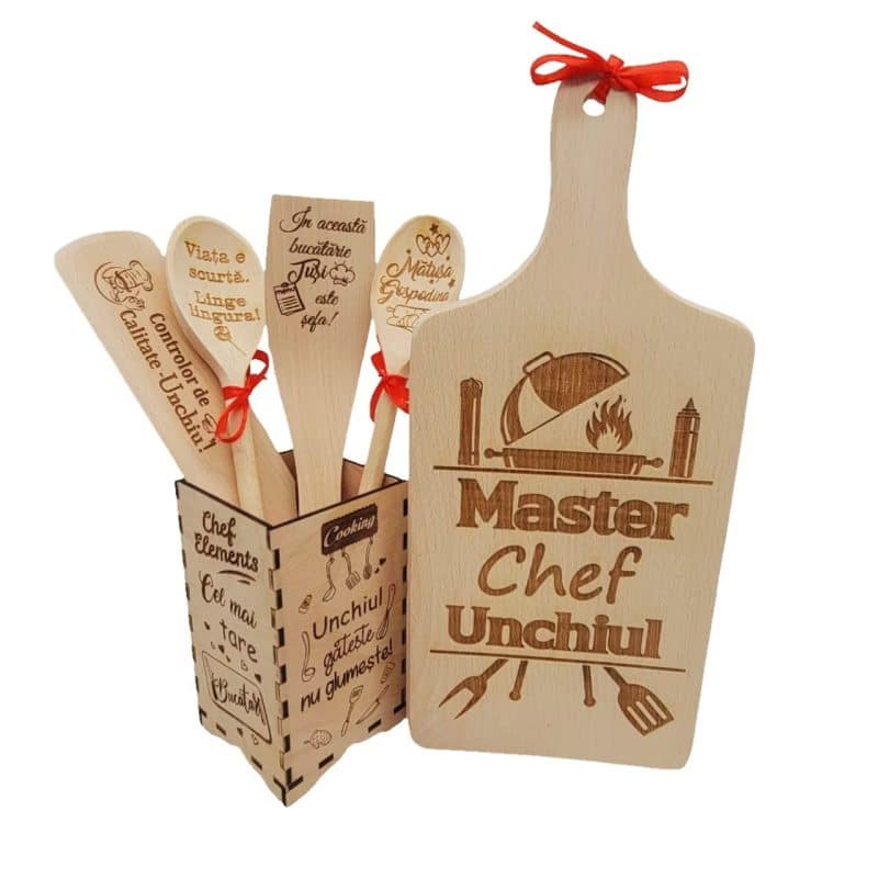 Set de bucatarie personalizat pentru unchi