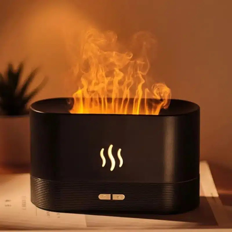 Difuzor aromaterapie cu simulator flacari