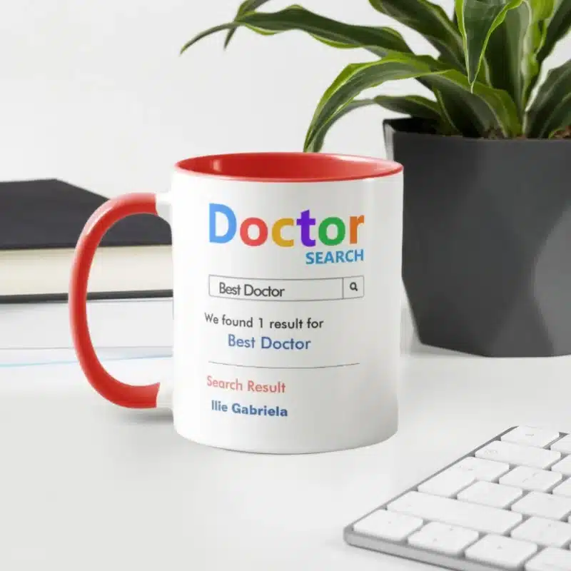 Cana personalizata doctor