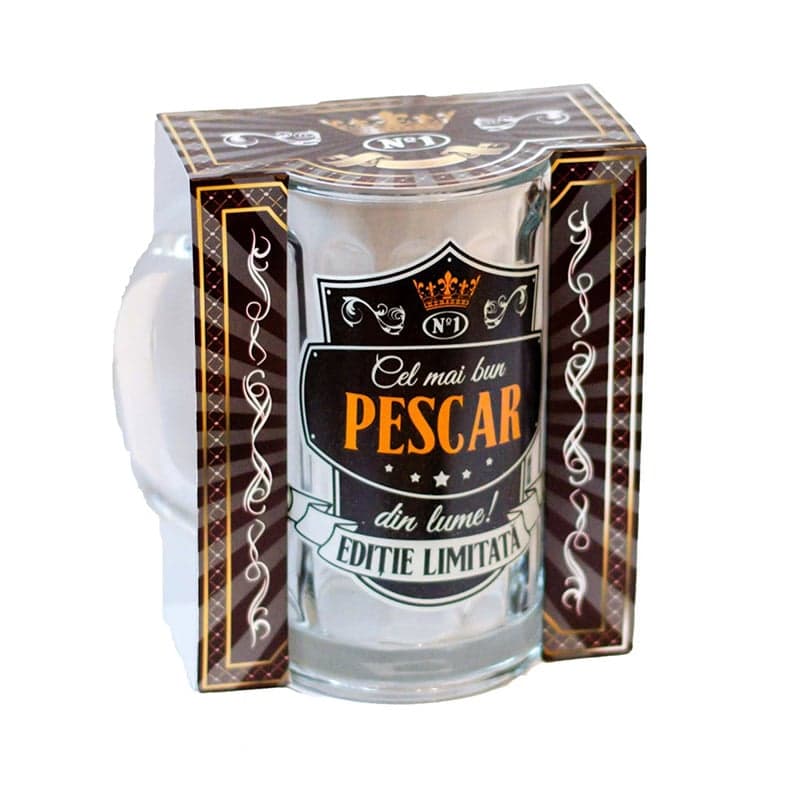 Halba personalizata „Cel mai bun pescar”
