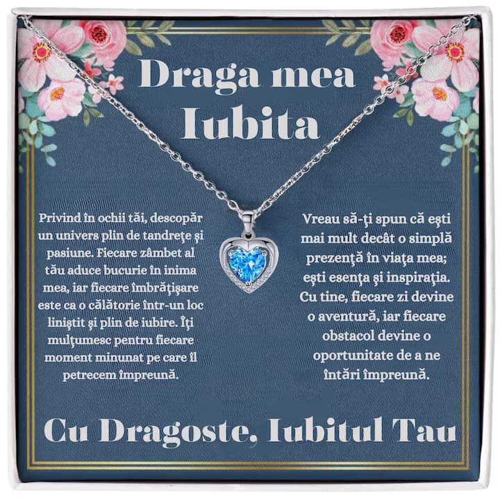 Set colier din argint pentru iubita