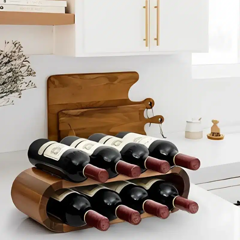 Suport elegant pentru vinuri