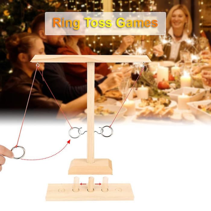 Joc de petrecere tik tok ring toss - include 2 pahare