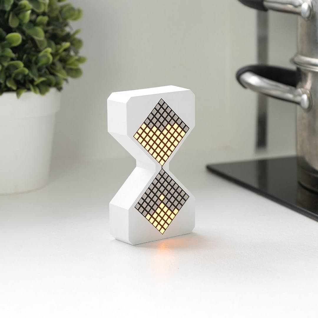 Ceas de nisip digital cu LED – cronometru modern decorativ