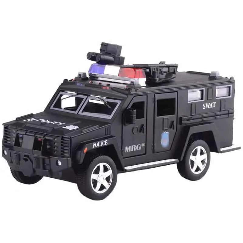 Pușculiță electronică în formă de mașină de poliție