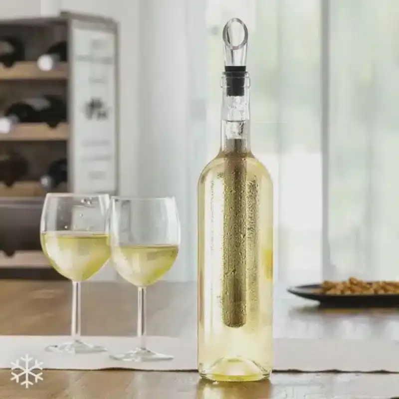 Răcitor pentru vin 3 în 1, cu picurător și aerator