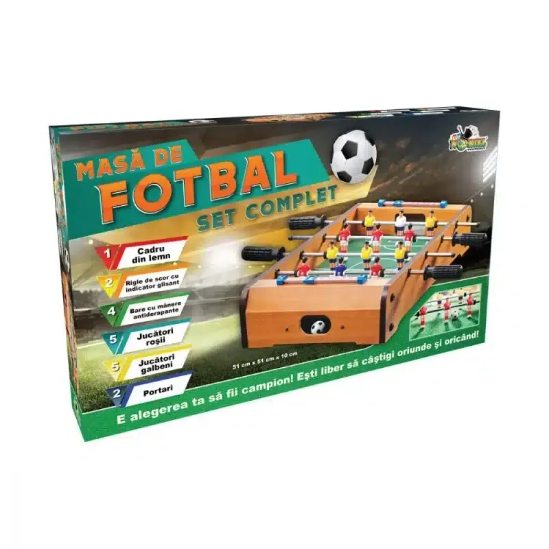 Masă de fotbal în miniatură Noriel Games