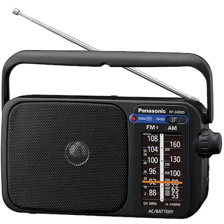 Radio portabil Panasonic RF-2400DEG-K, FM/AM