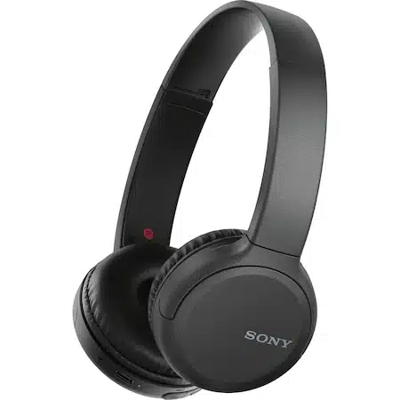 Casti On Ear Sony WH-CH510B, wireless, bluetooth, microfon, negru