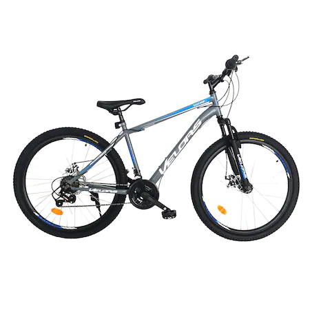 Bicicleta MTB-HT, Saiguan Revoshift 18 viteze, gri/albastru