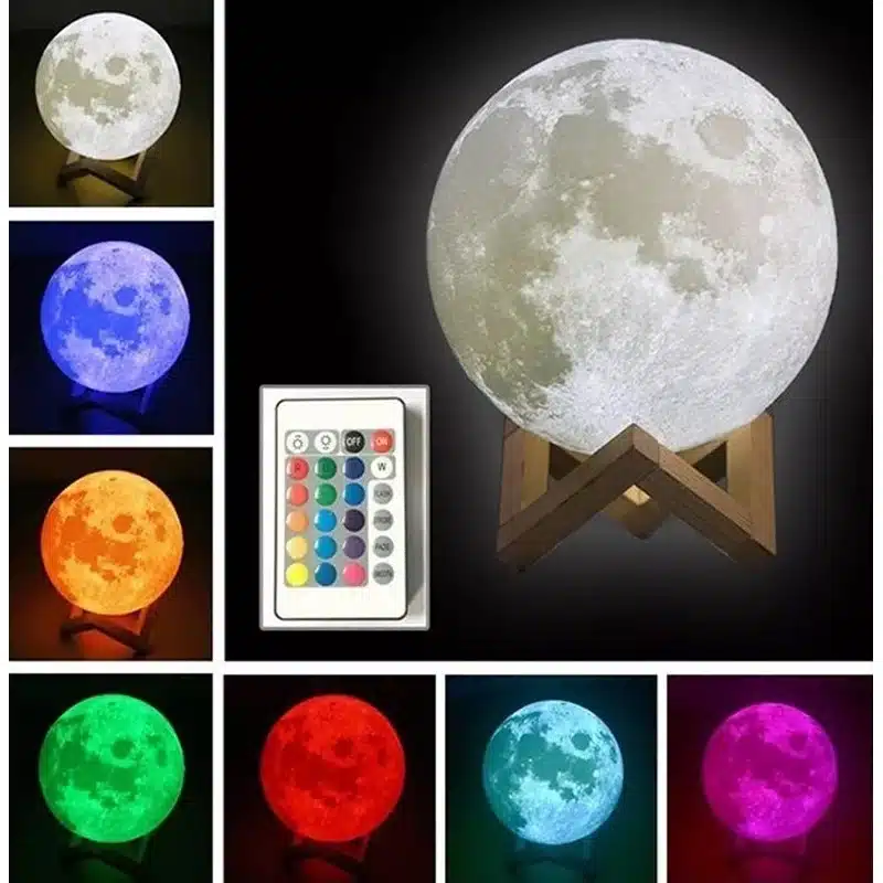 Lampa LED in forma de luna